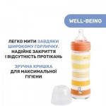 Огляд Пляшечка для годування Chicco Well-Being Colors з силіконовою соскою 0м+ 240 мл Помаранчева (28721.31): характеристики, відгуки, ціни.