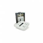 Огляд Мережевий фільтр живлення Voltronic TВ-Т18, 4роз, 2*USB+PD White (OS-Т18-White): характеристики, відгуки, ціни.