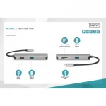 Огляд Концентратор Digitus Travel USB-C 5 Port (DA-70891): характеристики, відгуки, ціни.