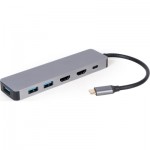 Огляд Концентратор Cablexpert USB-C 3-in-1 (A-CM-COMBO3-03): характеристики, відгуки, ціни.