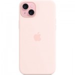 Огляд Чохол до мобільного телефона Apple iPhone 15 Plus Silicone Case with MagSafe Light Pink (MT143ZM/A): характеристики, відгуки, ціни.