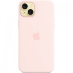 Огляд Чохол до мобільного телефона Apple iPhone 15 Plus Silicone Case with MagSafe Light Pink (MT143ZM/A): характеристики, відгуки, ціни.