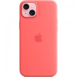 Огляд Чохол до мобільного телефона Apple iPhone 15 Plus Silicone Case with MagSafe Guava (MT163ZM/A): характеристики, відгуки, ціни.