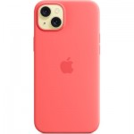 Огляд Чохол до мобільного телефона Apple iPhone 15 Plus Silicone Case with MagSafe Guava (MT163ZM/A): характеристики, відгуки, ціни.