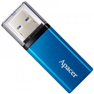 Огляд USB флеш накопичувач Apacer 32GB AH25C Ocean Blue USB 3.0 (AP32GAH25CU-1): характеристики, відгуки, ціни.