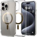 Огляд Чохол до мобільного телефона Spigen Apple iPhone 15 Pro Ultra Hybrid MagFit Gold (ACS06718): характеристики, відгуки, ціни.