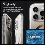 Огляд Чохол до мобільного телефона Spigen Apple iPhone 15 Pro Ultra Hybrid MagFit Gold (ACS06718): характеристики, відгуки, ціни.