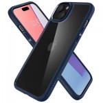Огляд Чохол до мобільного телефона Spigen Apple iPhone 15 Ultra Hybrid Navy Blue (ACS06801): характеристики, відгуки, ціни.