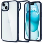 Огляд Чохол до мобільного телефона Spigen Apple iPhone 15 Ultra Hybrid Navy Blue (ACS06801): характеристики, відгуки, ціни.