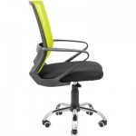Огляд Офісне крісло Richman Робін Хром Піастра Сітка чорна + зелена (ADD0003200): характеристики, відгуки, ціни.