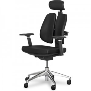 Огляд Офісне крісло Mealux Tempo Duo Black (Y-551 KB Duo): характеристики, відгуки, ціни.