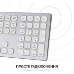 Огляд Клавіатура OfficePro SK1550 Wireless White (SK1550W): характеристики, відгуки, ціни.