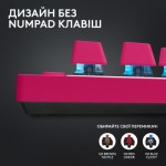 Огляд Клавіатура Logitech G PRO X TKL Lightspeed Tactile USB UA Magenta (920-012159): характеристики, відгуки, ціни.