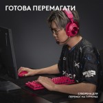 Огляд Клавіатура Logitech G PRO X TKL Lightspeed Tactile USB UA Magenta (920-012159): характеристики, відгуки, ціни.