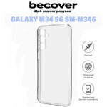 Огляд Чохол до мобільного телефона BeCover Samsung Galaxy M34 5G SM-M346 Transparancy (710905): характеристики, відгуки, ціни.