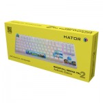 Огляд Клавіатура Hator Rockfall 2 Mecha TKL Authentic Edition Aurum Milky Way Silent USB Fighting Cats (HTK-532): характеристики, відгуки, ціни.