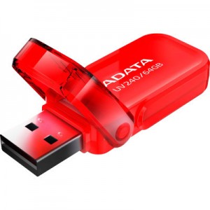 Огляд USB флеш накопичувач ADATA 64GB AUV 240 Red USB 2.0 (AUV240-64G-RRD): характеристики, відгуки, ціни.