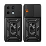 Огляд Чохол до мобільного телефона BeCover Military Poco X6 Black (711006): характеристики, відгуки, ціни.