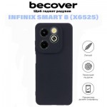 Огляд Чохол до мобільного телефона BeCover Infinix Smart 8 (X6525) Black (710878): характеристики, відгуки, ціни.