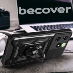 Огляд Чохол до мобільного телефона BeCover Military Tecno Spark Go 2024 (BG6) Black (710684): характеристики, відгуки, ціни.