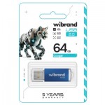 Огляд USB флеш накопичувач Wibrand 64GB Cougar Blue USB 2.0 (WI2.0/CU64P1U): характеристики, відгуки, ціни.