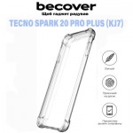 Огляд Чохол до мобільного телефона BeCover Anti-Shock Tecno Spark 20 Pro Plus (KJ7) Clear (711172): характеристики, відгуки, ціни.