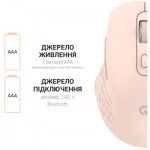 Огляд Мишка OfficePro M230P Silent Click Wireless/Bluetooth Pink (M230P): характеристики, відгуки, ціни.