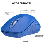 Огляд Мишка OfficePro M230C Silent Click Wireless/Bluetooth Blue (M230С): характеристики, відгуки, ціни.