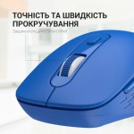 Огляд Мишка OfficePro M230C Silent Click Wireless/Bluetooth Blue (M230С): характеристики, відгуки, ціни.