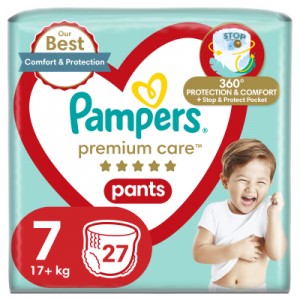 Підгузки Pampers Premium Care Pants Трусики Розмір 7 (17+ кг) 27 шт. (8006540807026)