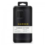 Огляд Чохол до мобільного телефона Harder Carbon Pattern Apple iPhone 14 Pro Max Black (ARM76780): характеристики, відгуки, ціни.