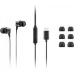 Огляд Навушники Lenovo USB-C Wired In-Ear Headphone Black (4XD1J77351): характеристики, відгуки, ціни.