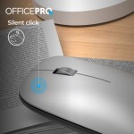 Огляд Мишка OfficePro M225S Silent Click Wireless Silver (M225S): характеристики, відгуки, ціни.