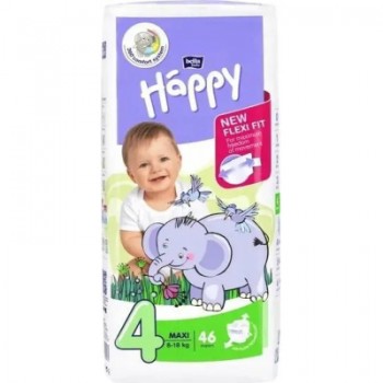 Підгузки Bella Happy 4 Maxi 8-18 кг 46 шт (5900516602871)