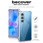 Огляд Чохол до мобільного телефона BeCover Anti-Shock Infinix Hot 50 (X6720) Clear (712306): характеристики, відгуки, ціни.