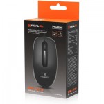 Огляд Мишка REAL-EL RM-215 USB Black/Gray (EL123200037): характеристики, відгуки, ціни.