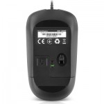 Огляд Мишка REAL-EL RM-222 USB Black/Gray (EL123200040): характеристики, відгуки, ціни.