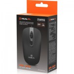 Огляд Мишка REAL-EL RM-222 USB Black/Gray (EL123200040): характеристики, відгуки, ціни.