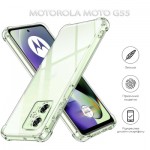 Огляд Чохол до мобільного телефона BeCover Anti-Shock Motorola Moto G55 Clear (712780): характеристики, відгуки, ціни.