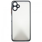 Огляд Чохол до мобільного телефона Dengos Kit Samsung Galaxy A06 case Matte + glass (Black) (DG-KM-126): характеристики, відгуки, ціни.