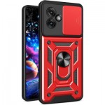 Огляд Чохол до мобільного телефона BeCover Military Motorola Moto G55 Red (713059): характеристики, відгуки, ціни.