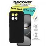 Огляд Чохол до мобільного телефона BeCover Tecno Spark 30 Pro (KL7) Black (713137): характеристики, відгуки, ціни.