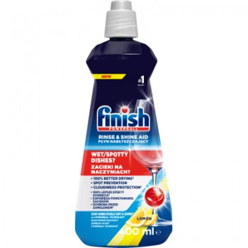 Ополіскувач для посудомийних машин Finish Rinse 0% 400 мл (4640018995347/5908252000357)