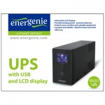 Огляд Пристрій безперебійного живлення EnerGenie EG-UPS-034 1500VA LCD (EG-UPS-034): характеристики, відгуки, ціни.