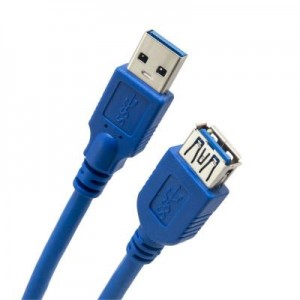Дата кабель USB 3.0 AM-AF 1.5m 28 AWG, Super Speed Extradigital (KBU1632)