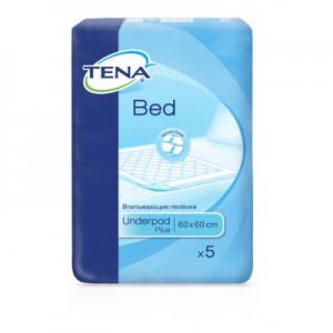 Огляд Пелюшки для малюків Tena Bed Plus 60х60 см, 5шт (7322540247893/7322540801910): характеристики, відгуки, ціни.