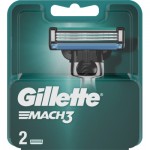 Огляд Змінні касети Gillette Mach3 2 шт. (3014260251970): характеристики, відгуки, ціни.