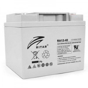 Огляд Батарея до ДБЖ Ritar AGM RA12-40, 12V-40Ah (RA12-40): характеристики, відгуки, ціни.