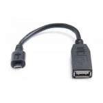 Огляд Дата кабель OTG USB 2.0 AF to Micro 5P 0.1m REAL-EL (EL123500014): характеристики, відгуки, ціни.