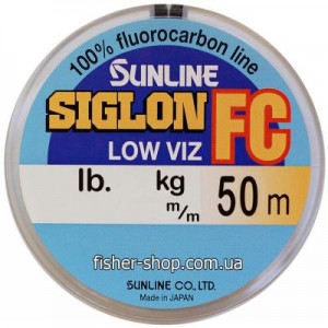 Огляд Флюорокарбон Sunline SIG-FC 50м 0.415мм 10.9кг поводковый (1658.01.45): характеристики, відгуки, ціни.